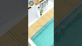 Modern Bahay Kubo Design with POOL shorts modernbahaykubo bahaykubo [upl. by Cohe]