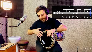 🔹DARBUKA TUTORIAL  SAIDI Patterns 1 [upl. by Demah]