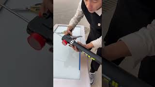 Part 26 27 axis long stroke glue gun teaching glue Unfold [upl. by Aramoiz]