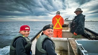 Cod Fishing Tradition Hauling A Newfoundland Cod Net in Greenspond 🐟🌊 [upl. by Ideih94]