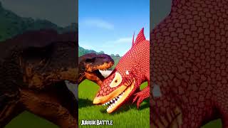 Vastatosaurus Trex Oxalaia King Shark Epic Battle of Jurassic Giants  Who Will Emerge [upl. by Gnehs]