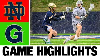 1 Notre Dame vs Georgetown Lacrosse Highlights  2024 College Lacrosse  NCAA Lacrosse [upl. by Aitel]