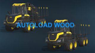 FS22  Ponsse Buffalo Autoload Wood [upl. by Noicpesnoc]