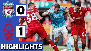 🔵 Liverpool vs Nottingham forest 01 HIGHLIGHTs  Hudson Odoi goal [upl. by Irb]