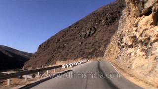 Road trip from Chuzom to Paro Bhutan [upl. by Ohce]