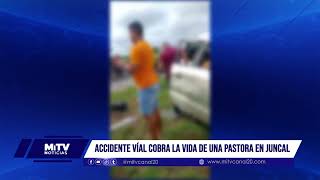 Trágico accidente en la vía AguachicaSan Martín Una mujer pierde la vida [upl. by Tra]