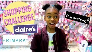 MY FIRST TIME MAKEUP SHOPPING  £20 MAKEUP CHALLENGE  CLAIRES SUPERDRUG PRIMARK [upl. by Dinesh]