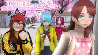 AKU JADI DIRIKU DI YANDERE SIMULATOR MOD WINDIA NATA [upl. by Yarg]