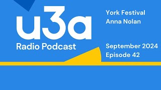 u3a radio podcast September 2024  u3a UK [upl. by Powell237]