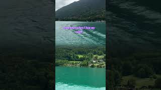 Peaceful Lake amp Nature in Switzerland 🇨🇭  Doble Video Agua Azul amp Tranquilidad 🌊🍃 [upl. by Martynne272]