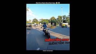 Bhai Bach Gaya Cycle Wala 🥶😱motovlog viral ytshorts chapri crash reels vlog [upl. by Tillman]