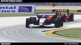 2ch rFactor Indycar95 Cleveland Highlights [upl. by Naillil]