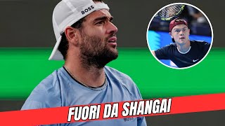 Berrettini saluta Shanghai il danese Rune vince ancora in rimonta [upl. by Lefty878]