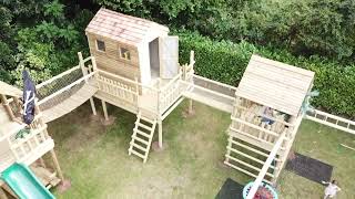 Amazing Custom Climbing Frame Bespoke Build Climbing Frame [upl. by Grannie]