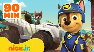 PAW Patrol Ultimate Rescue Missions w Chase Tracker amp Marshall  90 Minute Compilation  Nick Jr [upl. by Eledoya138]