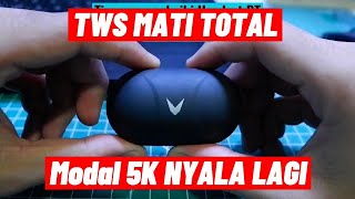 HEADSET MAHAL MATI TOTAL  Modal 5K nyala lagi  TWS AIRBOOM PRO BY VYATTA [upl. by Yhtomit]