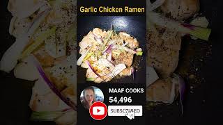 Easy Spicy Garlic Chicken Ramen shorts food recipe youtubeshorts [upl. by Meadow4]