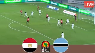 🔴LIVE Egypt Vs Botswana  Africa Cup Of Nations Qualification All Goals Analysis amp Highlights [upl. by Ryan]