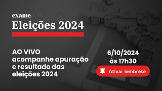 AO VIVO Apuração das Eleições 2024 acompanhe o resultado de SP e de outras capitais do Brasil [upl. by Inattirb]