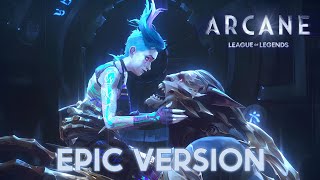 Arcane Season 2 Jinxs Sacrifice Theme Wasteland  Epic Emotional Version [upl. by Prinz47]