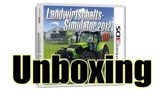 Unboxing Landwirtschafts Simulator 2012 3D  Nintendo 3DS [upl. by Findley]