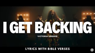 I Get Backing Lyrics Video  Victoria Orenze [upl. by Ettenad]