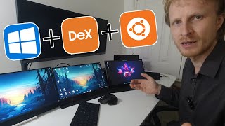 Linux on Samsung DeX on Windows  Why not use all 3 at the same time [upl. by Ylra]