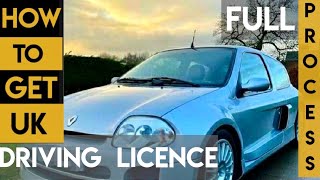 UK DRIVING LICENCE  FULL PROCESS EXPLAINED [upl. by Magan]