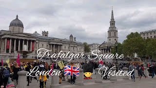 Tour of London  Trafalgar Square [upl. by Okire]