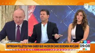 Suecia Finlandia y Noruega preparan a ciudadanos tras amenazas rusas nucleares  Tu Día  Canal 13 [upl. by Enasus]