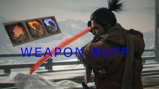 Sekiro  All Weapon Buffs [upl. by Dnomasor]