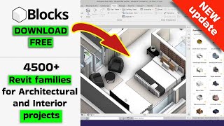 Download 4500 Revit Families  Blocks Plugin  Revit Families amp BIM Content [upl. by Dav]