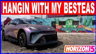 Forza Horizon 5 HANGIN WITH MY BESTEAS Forzathon Daily Challenges Complete a Horizon Tour [upl. by Amy]