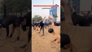 GUJARAT POLICE TRAINING  DHAAKAD GROUP  RUNNING  GANDHINAGAR 📞8849929281 workoutmashup [upl. by Kcod731]