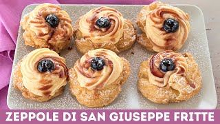 ZEPPOLE DI SAN GIUSEPPE FRITTE video rieditato Ricetta Facile  Fatto in Casa da Benedetta [upl. by Endres]