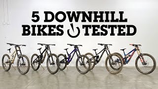 5 Downhill Bikes Reviewed  Vital MTB Test Sessions [upl. by Aldin]