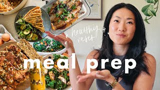 healthy new year reset✨ High Protein Meal Prep  super quick and easy asian inspired recipes [upl. by Ryhpez]