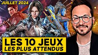 Les 10 Jeux Vidéo les plus attendus sur PS5 Nintendo Switch Xbox et PC 🌟 Juillet 2024 [upl. by Marra]