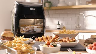 Xpress Pro Combo 2000W 11 Litre 10in1 Digital Air Fryer Oven with Rotisserie [upl. by Enelime]