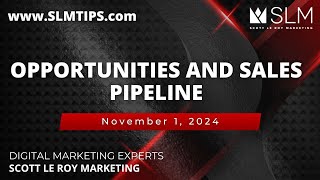 Opportunities and Sales Pipeline 111 [upl. by Eltotsira358]