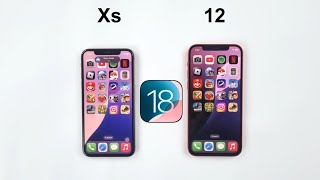 iOS 18  iPhone 12 vs iPhone XS Speed Test [upl. by Lutero674]