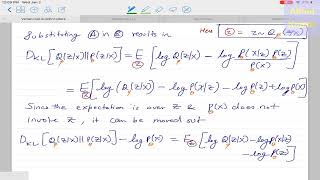 Deep Learning 22 4 Variational AutoEncoder Derivation of the Loss Function [upl. by Rosalba]