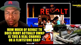 How much of REVOLT TV does Sean “Diddy” Combs actually own Is it a REAL channel or Flintstone car [upl. by Ameline821]