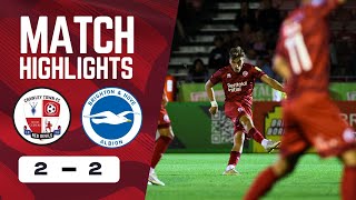 Crawley Town v Brighton and Hove Albion U21 highlights [upl. by Nongim854]