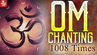 Om Mantra Chanting 1008 Times Positive Energy Spiritual Shanti Mantra Crown Chakra Spiritual AUM [upl. by Ailemap]