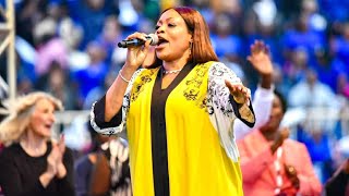 Min Sinach With new hit in Nairobi Kenya  My name my name victory is my name subscribe [upl. by Esilehc]