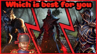 ESO Werewolf Vs Vampire Vs Normal Person Which is Best for You in 2022 Elder Scrolls Online Firesong [upl. by Lyret487]