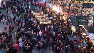 Weihnachtsmarkt Duisburg am verkaufsoffenen Sonntag 30112014 Teil 1 [upl. by Aeiram]