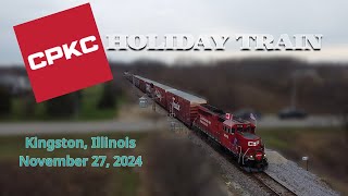 2024 CPKC Christmas Train  Kingston Illinois [upl. by Stich]