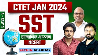 CTET 21 JAN SST Class 3 by Sachin Academy Live 8pm [upl. by Rafaj]